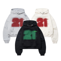 ÁO KHOÁC NỮ ISME \21 FOREVER HALFTONE\" BOXY HOODIE"