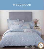 【南西WEDGWOOD】 埃及棉原裝印花四件式床組 -豐饒之角