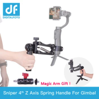 Sniper Spring Single handle 4th Z axis for ZHIYUN Smooth 4 DJI OSMO 2/3 Smartphone &amp; Action Camera Gimbal stabilizer