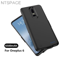 NTSPACE External Battery Cases For OnePlus 6T Power Case 6500mAh Portable Charger Power Bank Cover For Oneplus 6 Charging Case