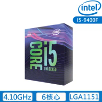 【Intel 英特爾】9代 Core i5-9400F 中央處理器