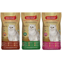 (OFFER 8KG+2KG) MISHA Dry Cat Food 8KG Chicken Tuna / Ocean Fish DW