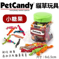 PetCandy貓草玩具-小糖果(1入)．添加貓薄荷草 耐咬 耐磨．貓玩具．隨機出貨不挑款