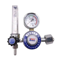 G5/8'' -14H(F) 0-25Mpa CO2 Mig Tig Flow Meter Argon Gas Regulator Reducer With Flowmeter Gauge High Pressure