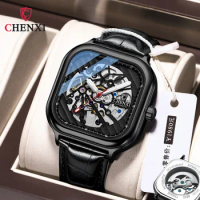 CHENXI Men's Automatic Mechanical Watch Luminous Hollow Mechanical Men's Watch Men's Watch