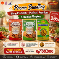 [Alifa Food] - Bundling Bumbu Biang Premium, Marinasi Premium dan Bumbu Ungkep