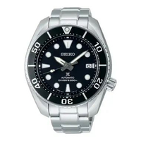 SEIKO Prospex SPB101J1 Jam Tangan Pria Sumo Sapphire Automatic Black Dial Stainless Steel Strap Eleg