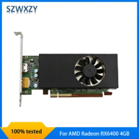 For AMD Radeon RX6400 4GB Gaming Desktop Computer Discrete Graphics Card Supports Ray Tracing RX 6400 4GB 100% Tested Fast Ship