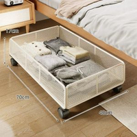 床底收納箱扁平抽拉櫃電視櫃下置物架沙發底下帶滑輪鞋子儲物盒子