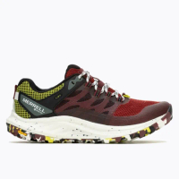 【MERRELL】女 ANTORA 3 GORE-TEX 防水輕量越野健行鞋.透氣登山鞋(ML067814 深紅色)