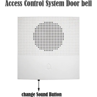 Wired Doorbell DC12V Access Control Door Bell Electronic Dingdong Ringtone Ring Button Bell for Home Security System Access
