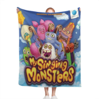 My Singing Monsters Comfortable Flanne Blanket Fluffy Soft Bedroom Decor Sofa Blankets Comforter Home and Decoration