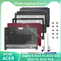 NEW For Acer Aspire 5 A515-51 A515-51G A515-41 A515-41G Laptop LCD Back Cover/Front Bezel Cover/Hinges/Palmrest Lower Top Cover