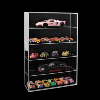 Acrylic Display Case for Car Model,Firgures,Clear Showcase Organizer,Matchbox Display Cabinet for Mini Toy,Hot Wheels &amp; LOL Doll