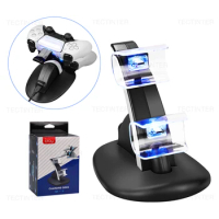 For PS5 Controller Dock Charger for PS5 Gamepad Type-C Charging Stand Station Cradle for Playstation 5 PS5 Game Accessories