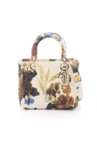 Christian Dior Pre-Loved Christian Dior LADY DIOR lady dior Handbag leather off white multicolor 2WA