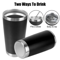473ml Cold Beer Cups With Bottle Opener Lid Stainless Steel Thermos Water Coffee Mugs For Tea Thermal Tumblers Drink ware