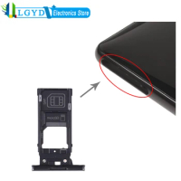 2 SIM Card Tray + Micro SD Card Tray for Sony Xperia XZ2 Phone Spare Parts