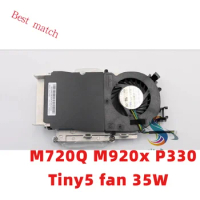 For Lenovo M720Q M920x P330 Tiny5 fan 65W copper core radiator 35W aluminum alloy