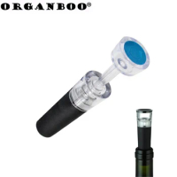 ORGANBOO 1PC Vacuum Sealed Wine Bottle Stopper Wine Accessories Bar Bartender Tools Vacuum Wine Preserver Air Pump Stopper