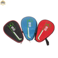 Table Tennis Rackets Bag For Training Ping Pong Bag Gourd Shape Oxford Cloth Racket Case For 1 Ping Pong Paddle And 3 Balls
