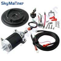 F15 4 Stroke 15HP Outboard motor Rear Control Change to Electric Start Engine Kit for YAMAHA 4 stroke 15HP Boat Engine