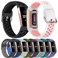Essidi Quality Silicone Bands For Fitbit Charge 3 4 Watch Sports Bracelet Strap Loop For Fitbit Charge 4 3 3 SE Wristband Correa
