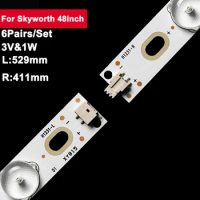 3V Led Backlight TV For Skyworth 48inch GJ-DLED11 P5-480-D611-V6-L 6Pairs/Set TV Repair Bar 48E5CHR LE48A33S 48PFL5V40/T3 LB4800