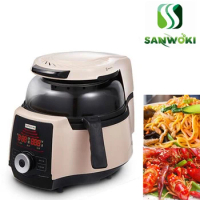 4.5L Intelligent multi cooking frying stewing machine cooker robot food cooking machine automatic meat vegetable cooking pot