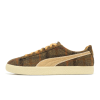 Puma 休閒鞋 Clyde Harris Tweed 男鞋 紅棕 橘 羊毛 毛呢 復古 板鞋 39851202