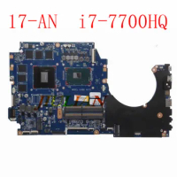 Placa 929516-601 For HP OMEN 17-AN Laptop Motherboards DAG3BBMBCG0 REV:G With CPU i7-7700HQ 929516-001 TESTED &amp; WORKING PERFECT