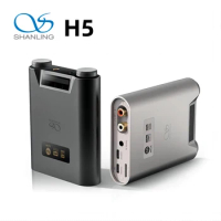 SHANLING H5 Dual AK4493SEQ Hi-Res Bluetooth 5.0 HIFI Headphone Amplifier Player MQA Decoder USB DAC RCA 3.5m4.4mm PCM768 DSD512