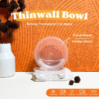 Isi 25PCS Thinwall Bowl 300ml 500ml 650ml 750ml 1000ml Food Grade / Mangkuk Bulat Plastik / Mangkok 