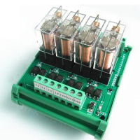 4 PLC control board relay module Quad amplifier board driver board Coil voltage Optional 12V or 24V Trigger signal