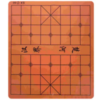 Go Chess And Chinese Xiangqi Chess Double Sided Chessboard Soft Chess Cloth Go Game Set Roll Up Chess Set Foldable Chess Board