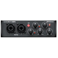 PreSonus AudioBox USB 96 little audio/MIDI interface for singer/songwriters,podcasters,and guitar or guitar-bass collaborations