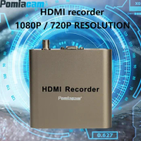 Multi Track HDMI Recorder HD 720P 1080P Video Capture Card HDMI VGA CVBS Video Output USB Recorder Box with Remote Control
