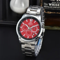 High Quality Top Brand ORIENT Watch for Men Crown Blue Lion Stainless Steel Multifunctional Chronograph Quartz Watch AAA Clocks
