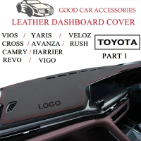 Toyota Vios Yaris Veloz Corolla Cross Rush Avanza Camry Harrier Innova Leather Dashboard Cover Dashm