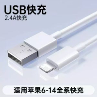 適用蘋果iPhone14充電線13/12/快充11promax電-【1米USB口】⭐蘋果6-14充電線【1條裝】 均碼-款式11