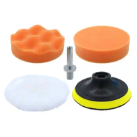 Car Wax Applicator Pads 5PCS Car Polishing Sponge Pads Polishing Machine Wax Pads Washable Buffer Kit car detailing accessories