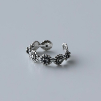 ::THIS THING｜925 Silver『仿舊黑鑽排花戒』【直送日本】