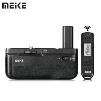 Meike MK-A6500 Pro vertical Battery Grip Built-in 2.4Ghz Rremote Control for Sony A6500 mirrorless camera / Work with NP-FW50