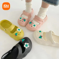 Xiaomi Summer Women Clogs Shoes Slippers Soft EVA Light Beach Sandals Thick Sole Slipper Shoes Outdoor Ladies Casual Home Slides