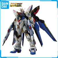 In Stock Bandai MGEX 1/100 ZGMF-X20A Strike Freedom Gundam Original Anime Figure Model Toys Action Collection Assembly Doll Pvc