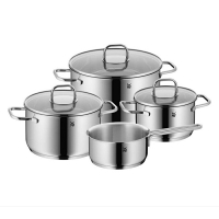 【A級福利品】WMF INSPIRATION 鍋具四件套組 贈送中華民國養鹿協會 龜鹿茸益飲1盒