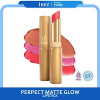 INEZ Lipstik Perfect Glow Matte Lipstick Inez 900 Coral Tree -09