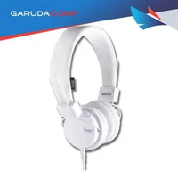 BASIC Headset Ponsel Kabel Extra Bass Putih Headphone Lipat Super Bass HP-22