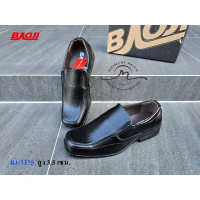 **BAOJI** [ลิขสิทธิ์แท้ ตัวแทนขายเอง] (BJ-3375) รองเท้าคัชชู ใส่ทำงาน *ผู้ชาย* ส้นสูง 3.5 ซม. เบาหวิ