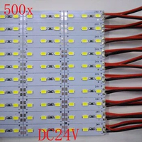 FREE DHL Samsung Chip 500pcs/lot 20W~25W DC24V 5630 LED bar light box,white/warm white LED rigid strip/hard strip